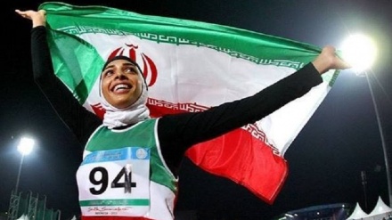Iranian female sprinter wins two gold medals at ASA Grand Prix