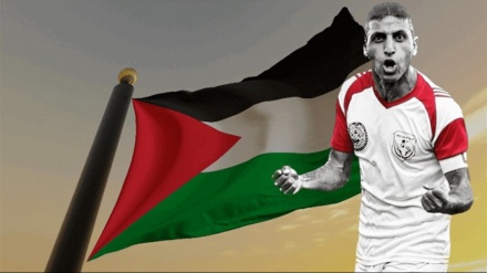 Мученическая смерть палестинского футболиста во время воздушной атаки сионистов