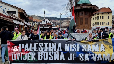 (VIDEO) Bosnia, nuova manifestazione per la Palestina