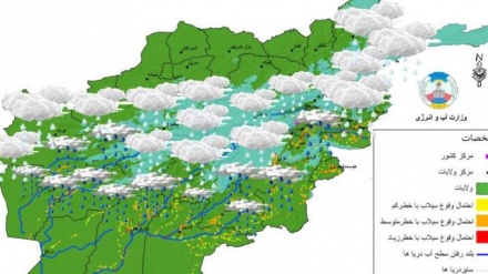 هشدار هواشناسی افغانستان درباره بارش باران و سیلاب‌های آنی در ۳۳ ولایت کشور