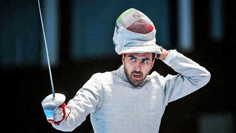 Iranian fencer reaches 4th place in world ranking