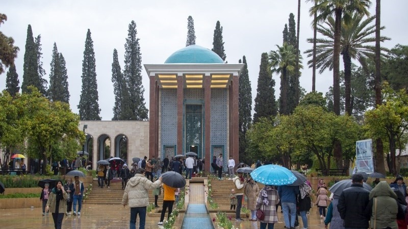 Mausoleum Saadi di Shiraz, Iran.