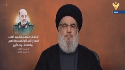 دبیرکل حزب الله لبنان: پاسخ ایران به اسرائیل حق مشروع است