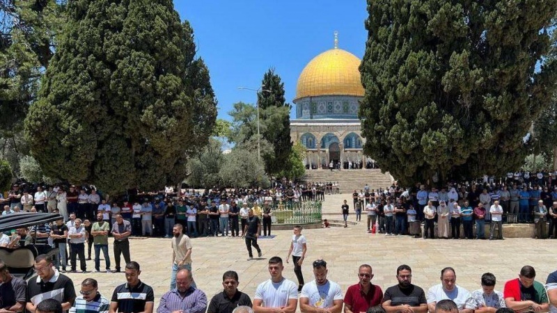 45 mijë palestinezë falën lutjen e të Premtes në xhaminë Al-Aksa