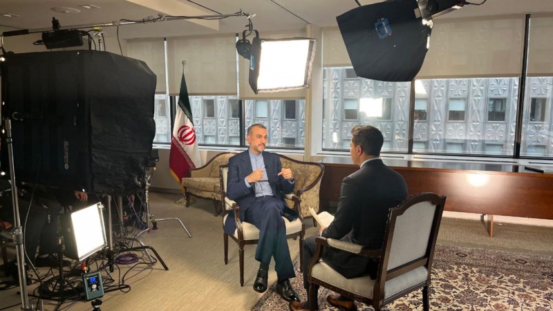 Menlu Iran Hossein Amir Abdollahian wawancara dengan NBC News