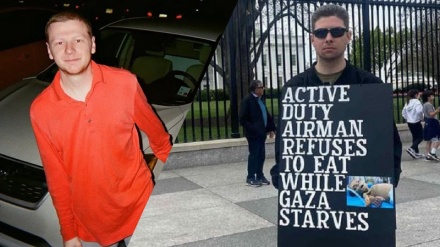 اعتصاب غذای یک نظامی آمریکایی بخاطر غزه/ قهرمان بوشنل، الگوی نظامیان شجاع