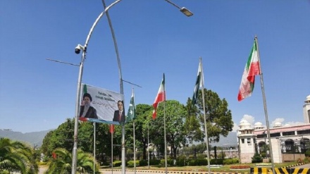 İran İslam Respublikası Prezidentinin şəkilləri ilə bəzədilmiş Pakistanın paytaxtı + FOTO