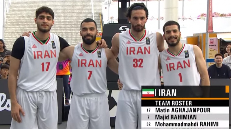 نایب قهرمانی تیم ملی بسکتبال سه نفره مردان ایران در جام آسیا