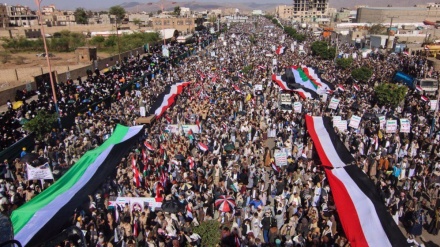 Yémen: manifestation massive en soutien à Gaza