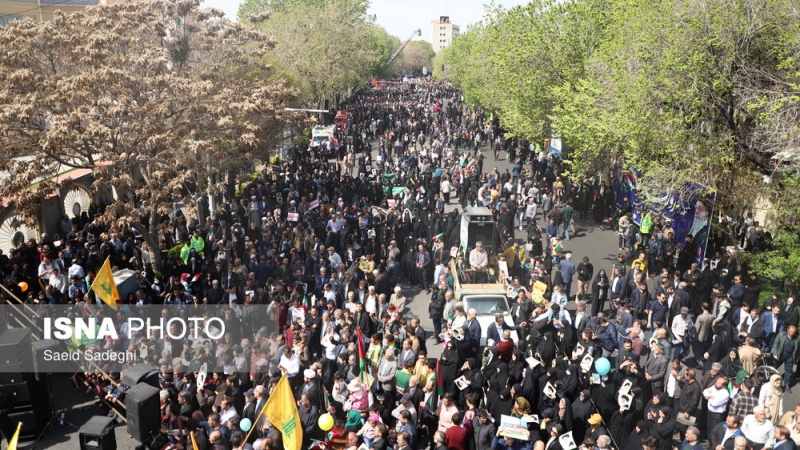 Marshuesit e Ditës së Kudsit në Iran: Regjimin sionist e pret pendimi dhe një përgjigje e ashpër