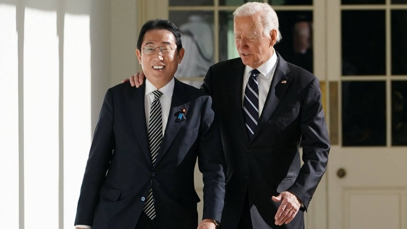 Perdana Menteri Fumio Kishida dan Presiden Joe Biden