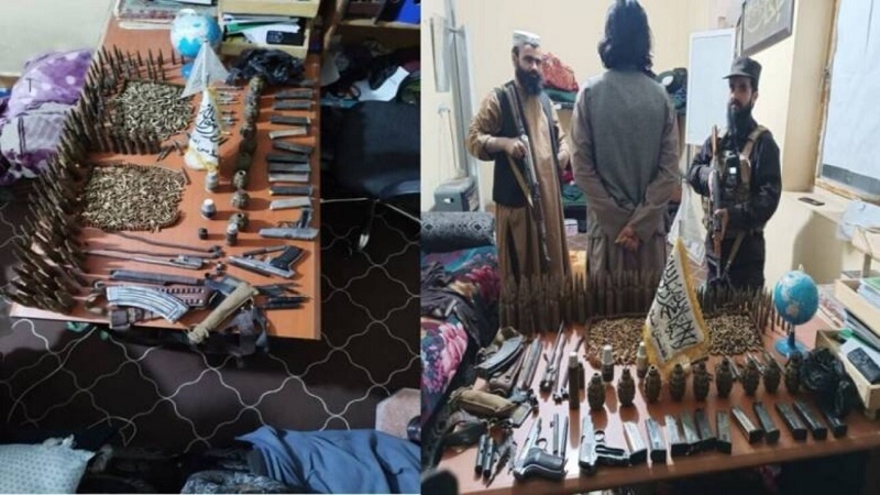 کشف انبار وسایل و مهمات نظامی در هرات