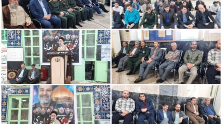 Masalədə Mığoviməti şəhidon və şəhid komandir Zahidi iyən çəy duston bəyod dənoey mərosim bərpo bıə.