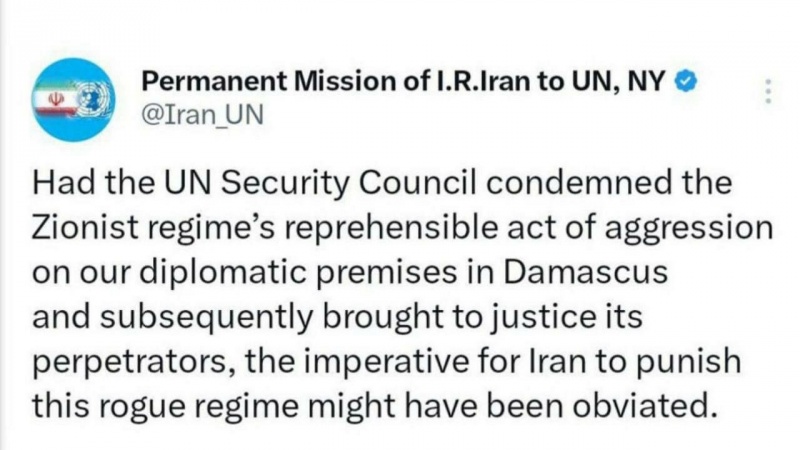 איראן: לו מועצת הביטחון הייתה גינתה ישות הכיבוש, היה ניתן להתעלם מתגובה