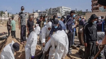 کشف ۵۱ جسد دیگر در گور جمعی بیمارستان ناصر غزه