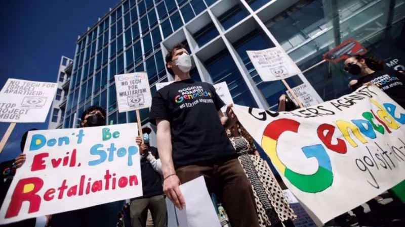 Des employés de Google arrêtés après un sit-in anti-israélien