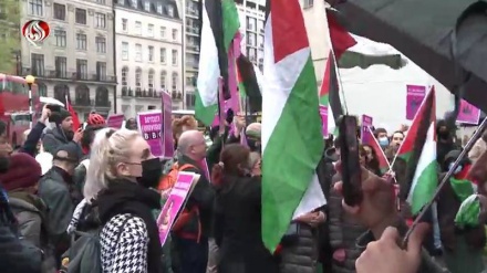 Британцы митингуют в поддержку жителей сектора Газа