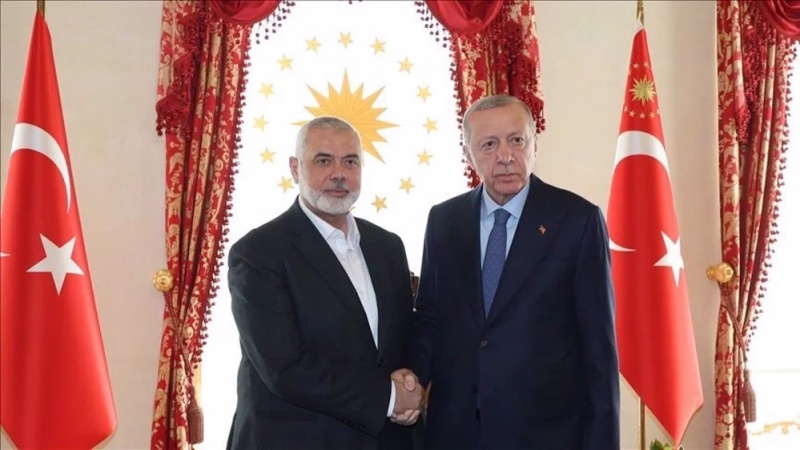 Shefi i Hamasit takohet me Erdoganin ndërsa Turqia përpiqet të ndërmjetësojë në luftën e Gazës