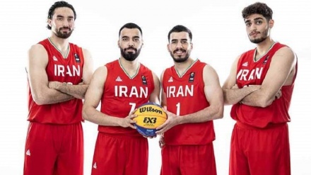 Iran claims runner-up in 3x3 basketball at Asia Cup