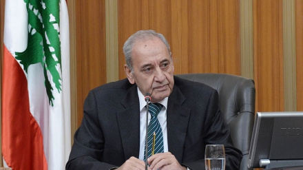 Lübnan parlamento başkanı İslam İnkılabı Lideri'ne taziye mesajı gönderdi