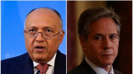 שר החוץ המצרי ובלינקן דנו על המצב בעזה