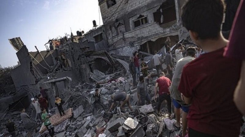 تداوم بمباران بخش‌های مسکونی باریکه غزه توسط اشغالگران صهیونیست