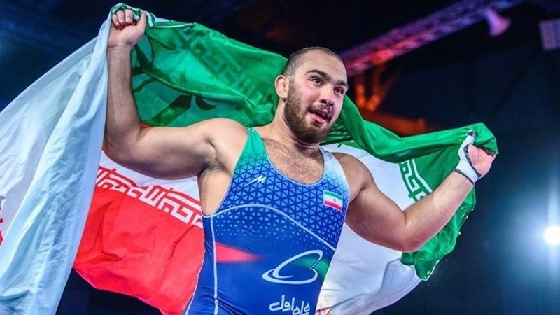 Amirhossein Zare, Iranian wrestler