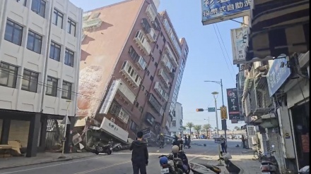 وقوع قوی‌ترین زلزله ۲۵ سال اخیر در تایوان