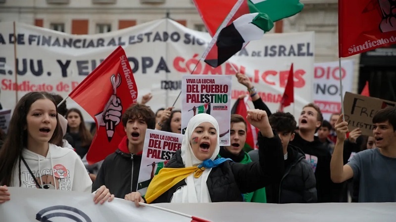 Protes anti-Israel di negara-negara Eropa