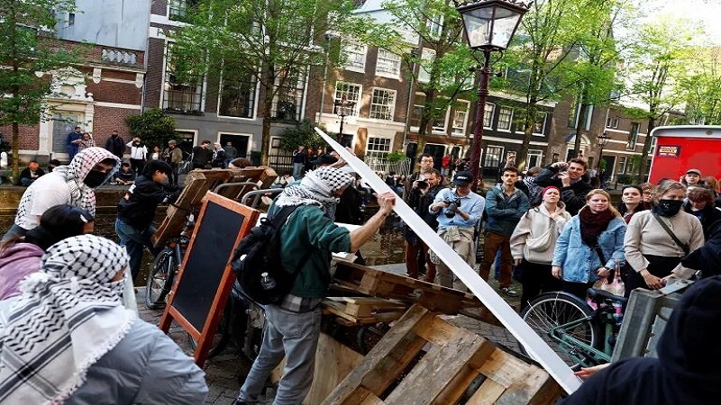 Proteste pro-Gaza in Olanda: 32 arresti