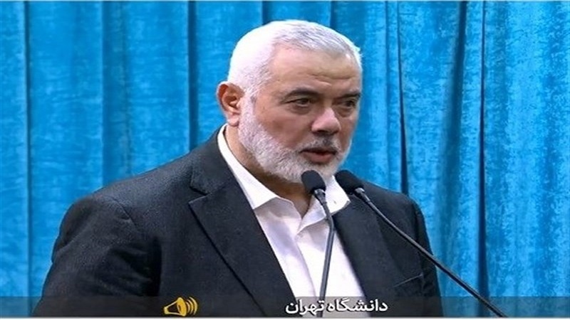 Kepala Biro Politik Hamas, Ismail Haniyeh, di Tehran