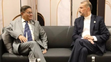 ईरानी विदेश मंत्री ने फ़िलिस्तीनियों के समर्थन के लिए बांग्लादेशी सरकार और जनता की सराहना की