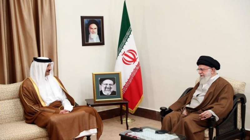 İslam İnkılabı Lideri'nden, İran ile Katar arasındaki işbirliğinin devam eden ilerlemesine vurgu