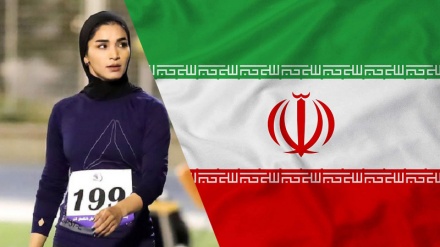 مدال برنز تور جهانی بر گردن دختر دونده ایرانی
