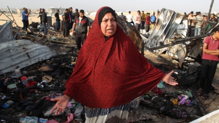 Bombardimi i kampëit të refugjatëve në Rafah nga regjimi pushtues sionist/Foto (2)