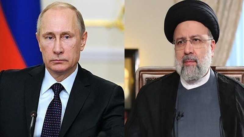 Putin dan mendiang presiden Iran, Sayid Ebrahim Raisi
