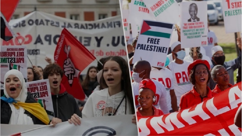 Unjuk rasa pro Palestina, Mei 2024.