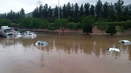 باران شدید و سیل بار دیگر مشهد را در برگرفت
