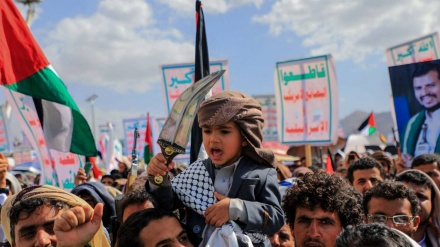 Marshimi i miliona jemenasve në solidaritet me kombin palestinez në Rripin e Gazës