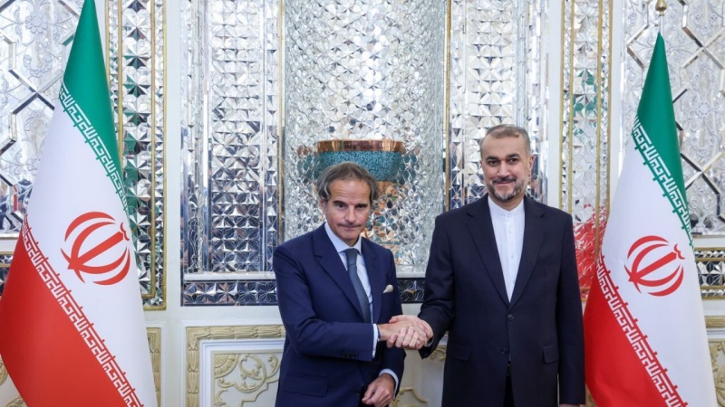 Rafael Grossi, Dirjen IAEA dan Hossein Amir-Abdollahian, Menlu Iran