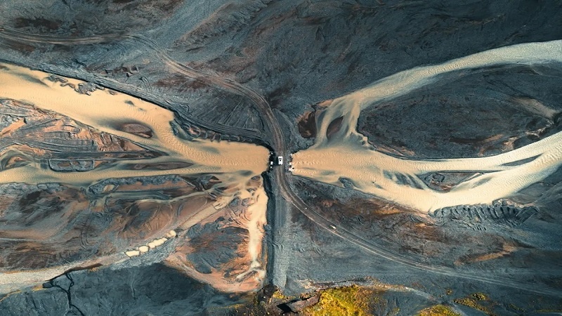 تصاویر هوایی از جاده‌هایی خاص در دل طبیعت