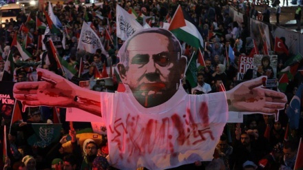 Demonstrata masive në Stamboll të Turqisë në mbështetje të Gazës