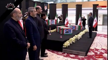 ادای احترام مقامات ۶۸ کشور جهان به مقام والای شهدای خدمت در تهران