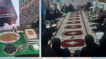 Bə İroni şəhidə prezdenti xoto, Kərimə Ğıroni uns qətey mərosim