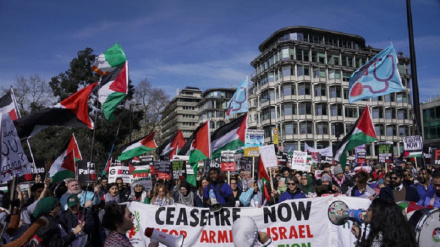 Maandamano ya 14 makubwa tangu Oktoba ya kuunga mkono Palestina yafanyika London 