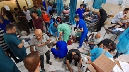 قطع برق و وخامت اوضاع در بیمارستان شهدای الاقصی غزه 