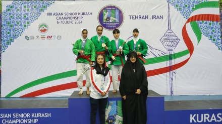 Wanawake wa Iran washika nafasi ya pili kwa kutwaa medali nane katika Mashindano ya Kurash,Asia