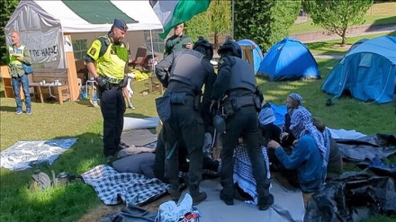 Шведская полиция атаковала митинг сторонников Палестины в Стокгольме