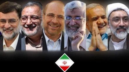 What were Iranian presidential candidates' key sentences in economic debate?