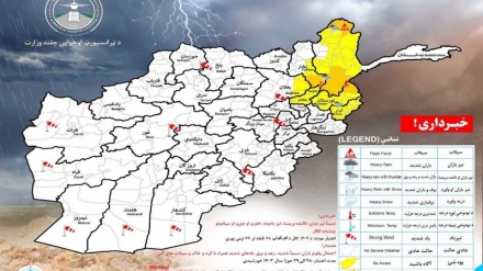 اداره هواشناسی طالبان از احتمال وقوع سیل در 6ولایت هشدار داد